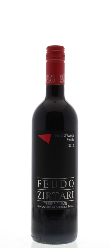 Feudo Zirtari Nero d'Avola-Syrah 2012 Front Bottle Shot