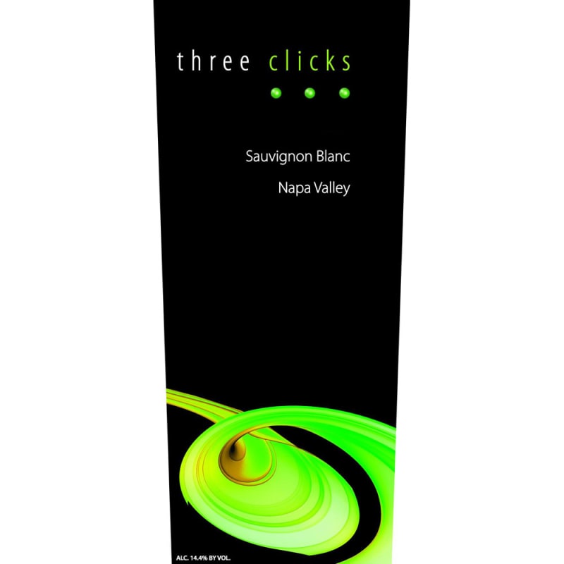 Three Clicks Napa Valley Sauvignon Blanc 2013 Front Label