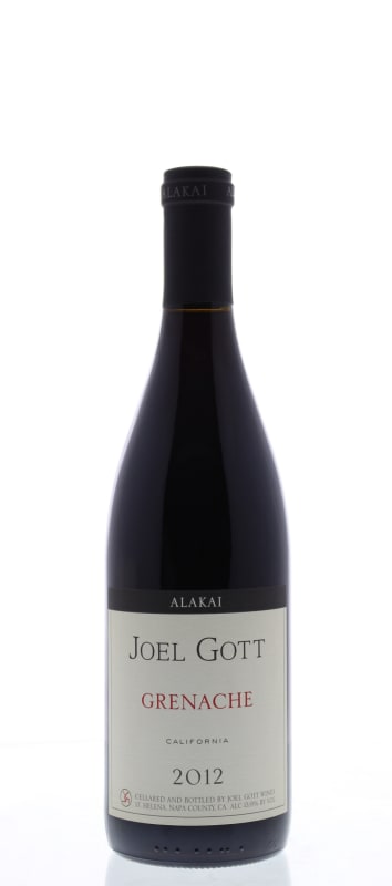 Joel Gott Alakai Grenache 2012 Front Bottle Shot