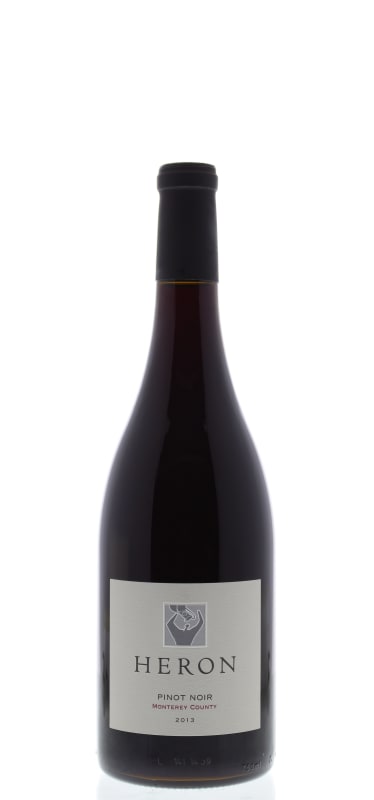 Heron Monterey Pinot Noir 2013 Front Bottle Shot