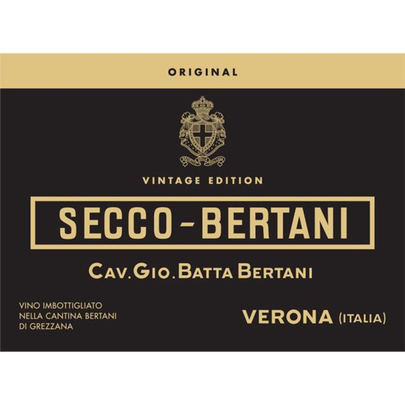 Bertani Secco-Bertani Original Vintage Edition 2010 Front Label