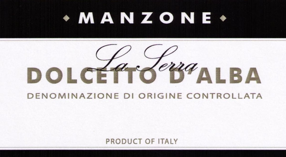Manzone La Serra Dolcetto d'Alba 2007 Front Label