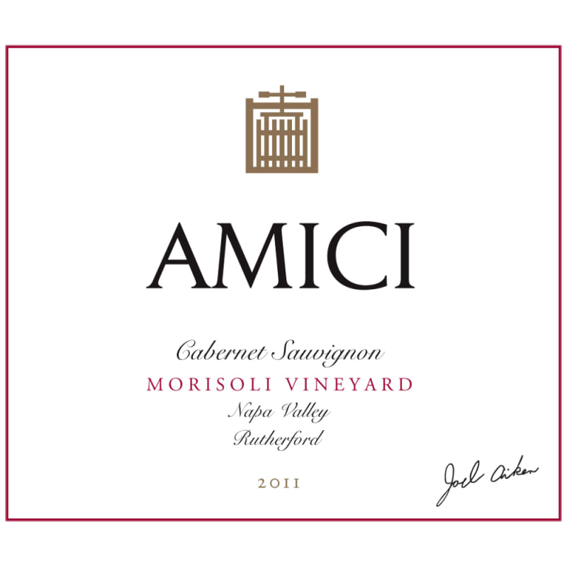 Amici Morisoli Vineyard Cabernet Sauvignon 2011 Front Label