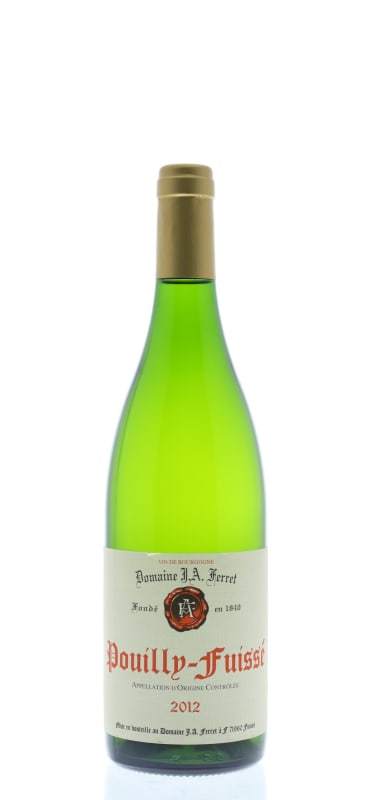 Domaine Ferret Pouilly-Fuisse 2012 Front Bottle Shot