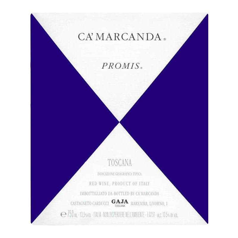 Gaja Ca'Marcanda Promis 2012 Front Label