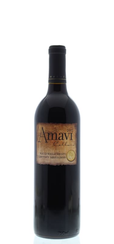 Amavi Cabernet Sauvignon 2012 Front Bottle Shot