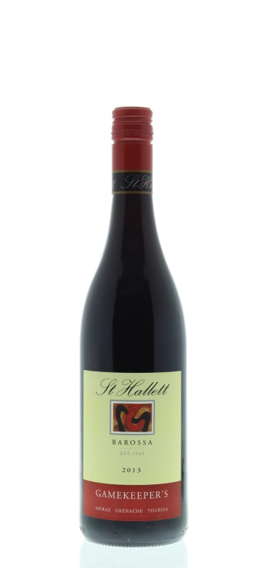 St Hallett Gamekeepers Shiraz-Grenache-Touriga 2013 Front Bottle Shot