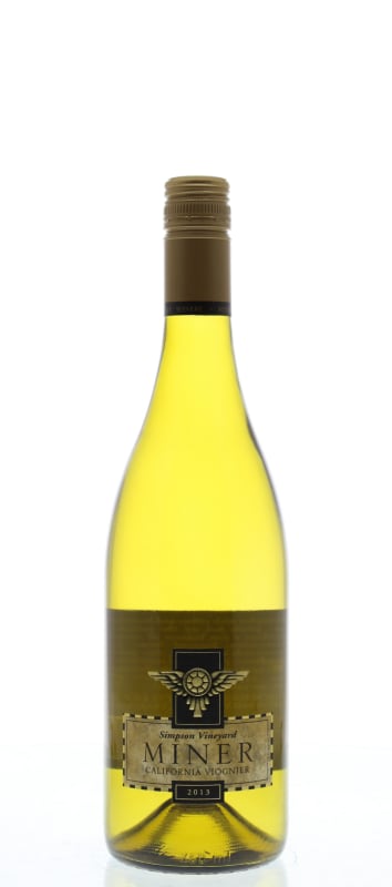 Miner Family Simpson Vineyard Viognier 2013 Front Bottle Shot