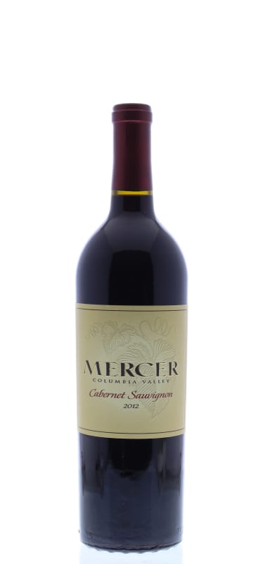 Mercer Estates Cabernet Sauvignon 2012 Front Bottle Shot