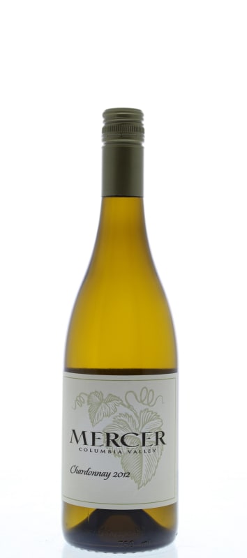 Mercer Estates Chardonnay 2012 Front Bottle Shot