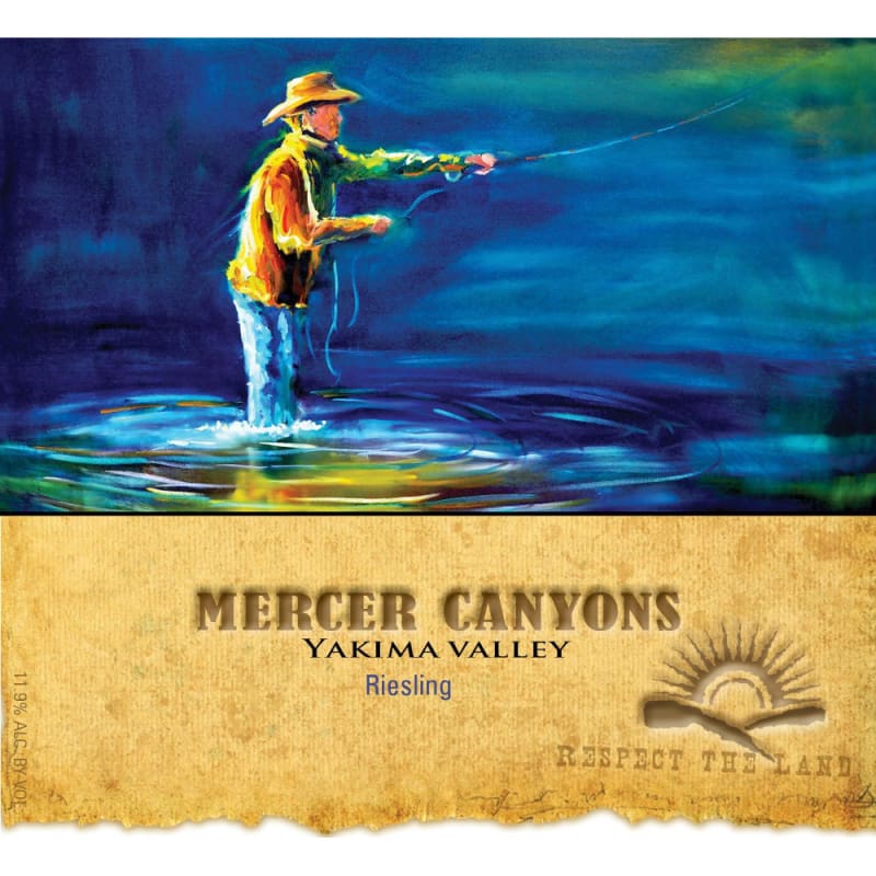 Mercer Canyons Riesling 2012 Front Label