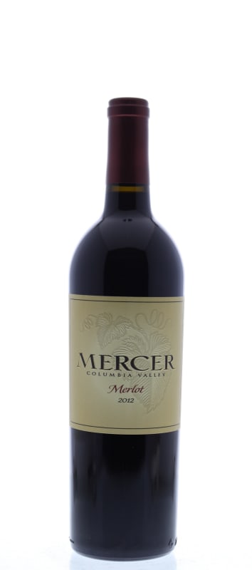 Mercer Estates Merlot 2012 Front Bottle Shot