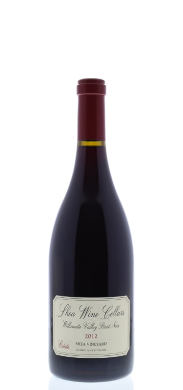 Shea Estate Shea Vineyard Pinot Noir 2012 Front Bottle Shot