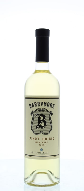 Barrymore by Carmel Road Pinot Grigio 2013 Front Bottle Shot