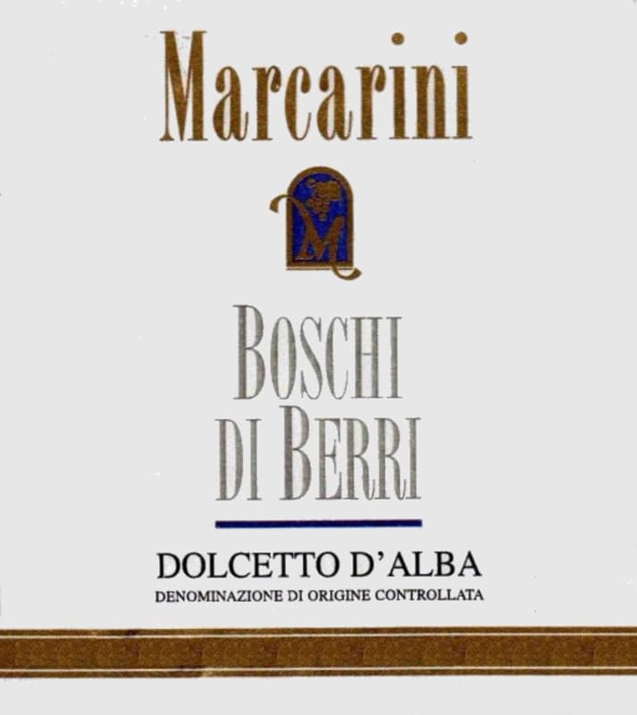 Marcarini Dolcetto d'Alba Boschi di Berri 2010 Front Label