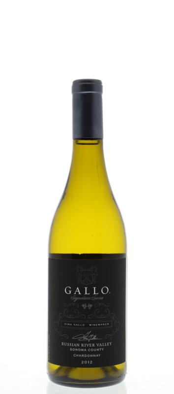 Gallo Signature Series Chardonnay 2012 Front Bottle Shot