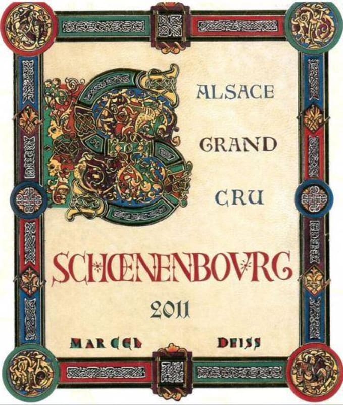 Marcel Deiss Schoenenbourg Grand Cru 2011 Front Label