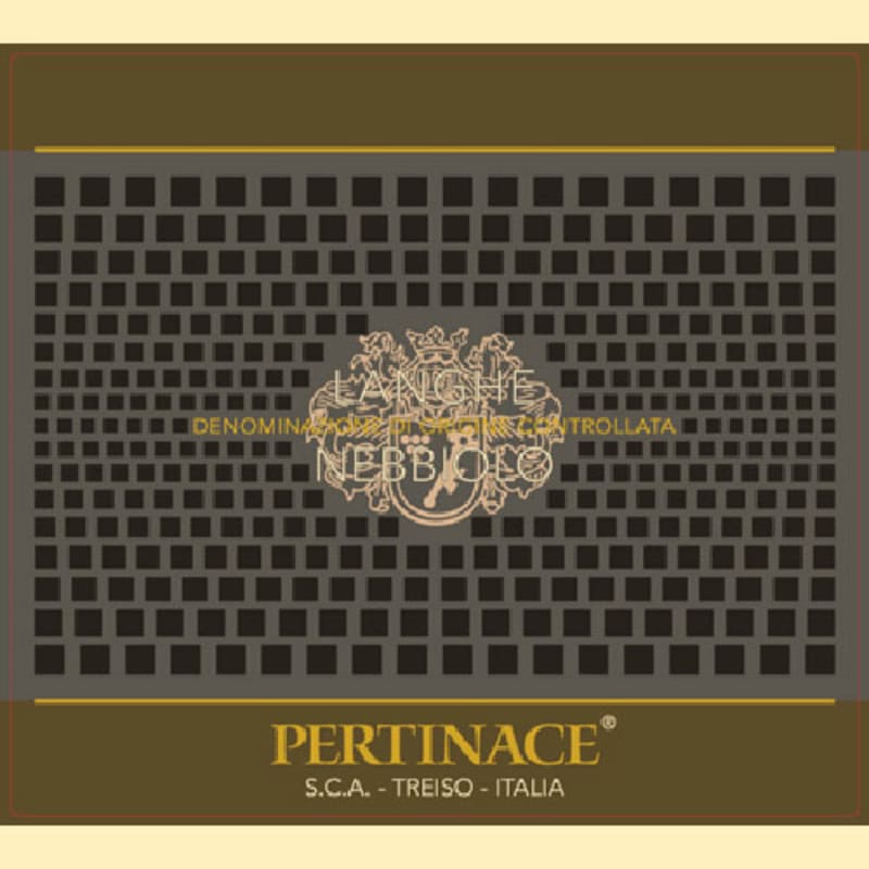 Pertinace Nebbiolo 2010 Front Label