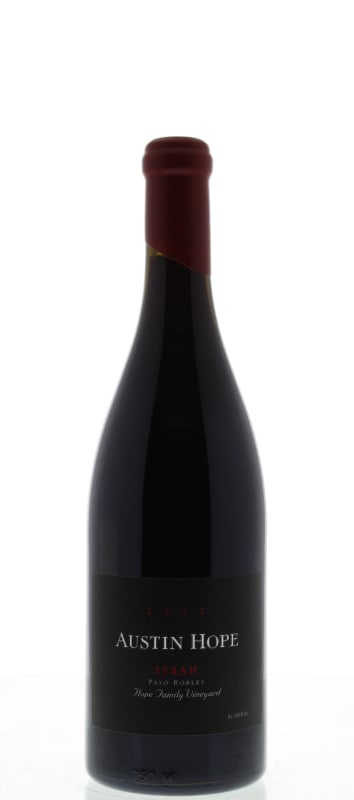 Austin Hope Syrah 2012 Front Bottle Shot