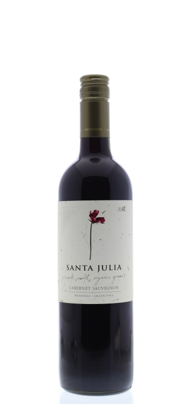 Santa Julia Organic Cabernet Sauvignon 2014 Front Bottle Shot