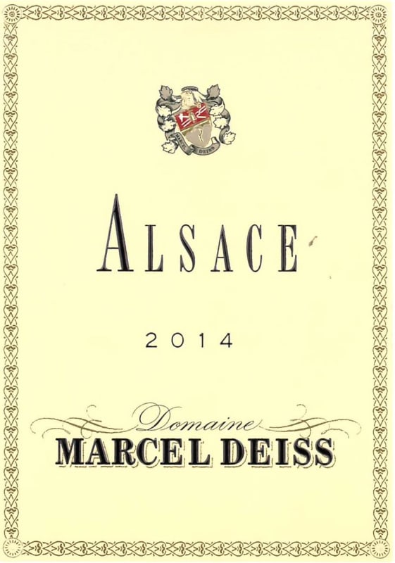 Marcel Deiss Blanc 2014 Front Label
