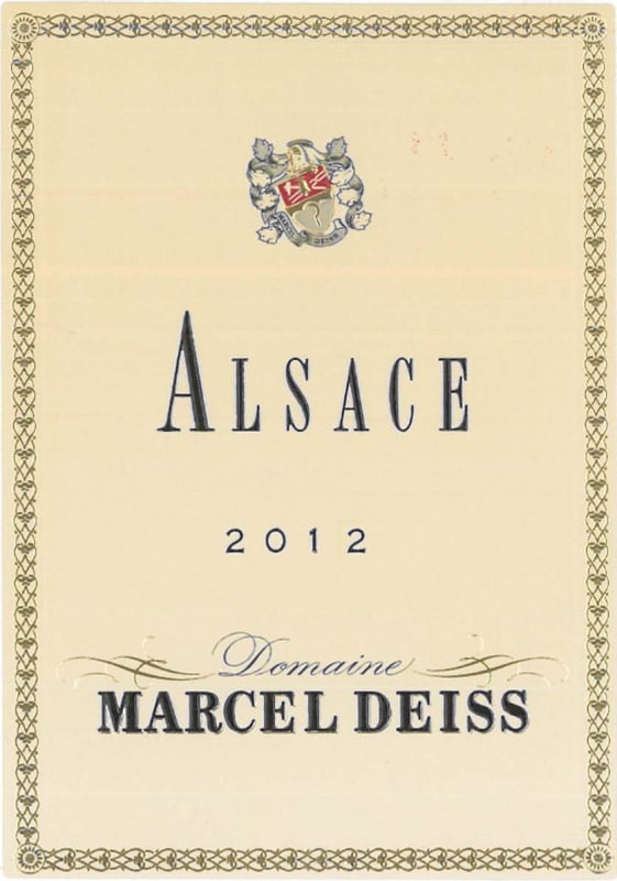 Marcel Deiss Blanc 2012 Front Label