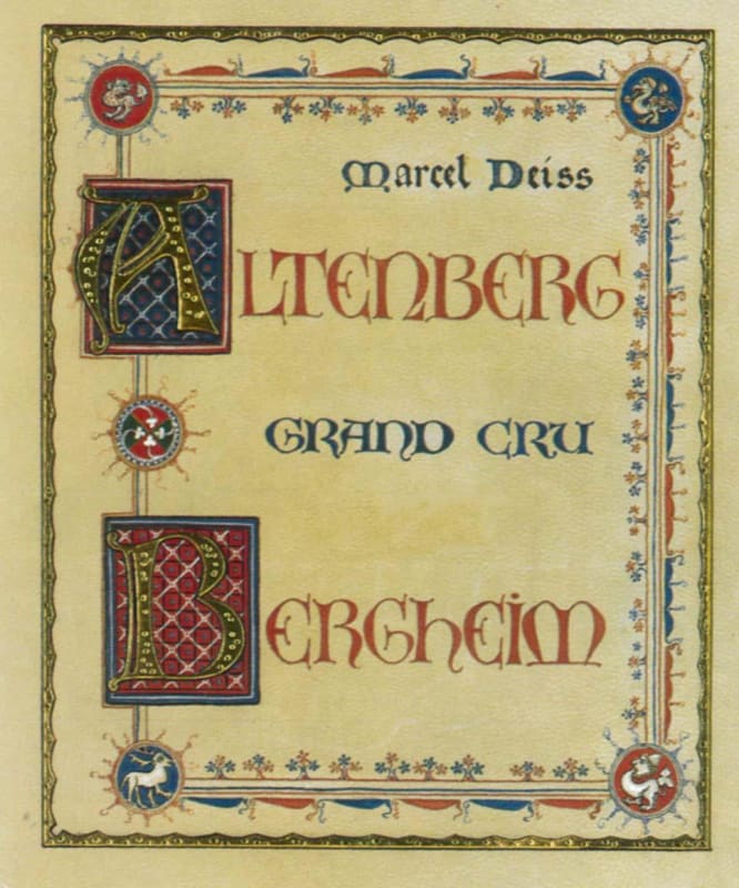 Marcel Deiss Altenberg de Bergheim Grand Cru 2009 Front Label