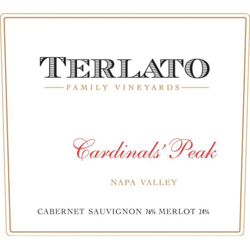 Terlato Family Vineyards Cardinals' Peak Red 2007 Front Label