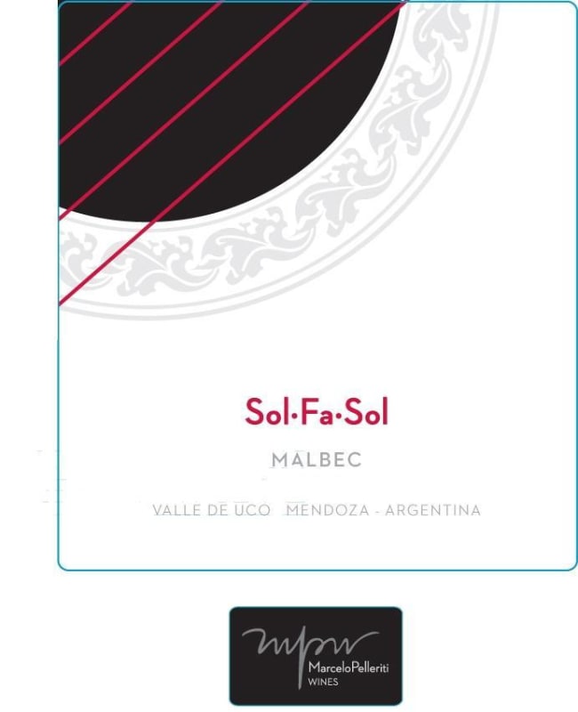 Marcelo Pelleriti Sol-Fa-Sol Malbec 2010 Front Label