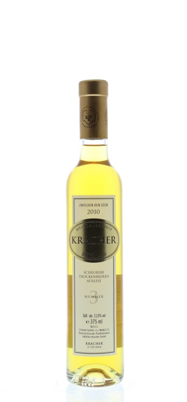 Kracher Scheurebe Trockenbeerenauslese Auslese No. 3 (375ML half-bottle) 2010 Front Bottle Shot