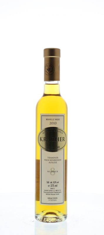 Kracher Traminer TBA Nouvelle Vague No. 8 (375ML half-bottle) 2010 Front Bottle Shot