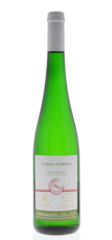 Sohm & Kracher Gruner Veltliner 2011 Front Bottle Shot