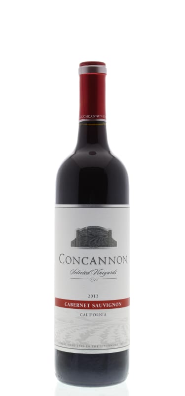 Concannon Selected Vineyards Cabernet Sauvignon 2013 Front Bottle Shot