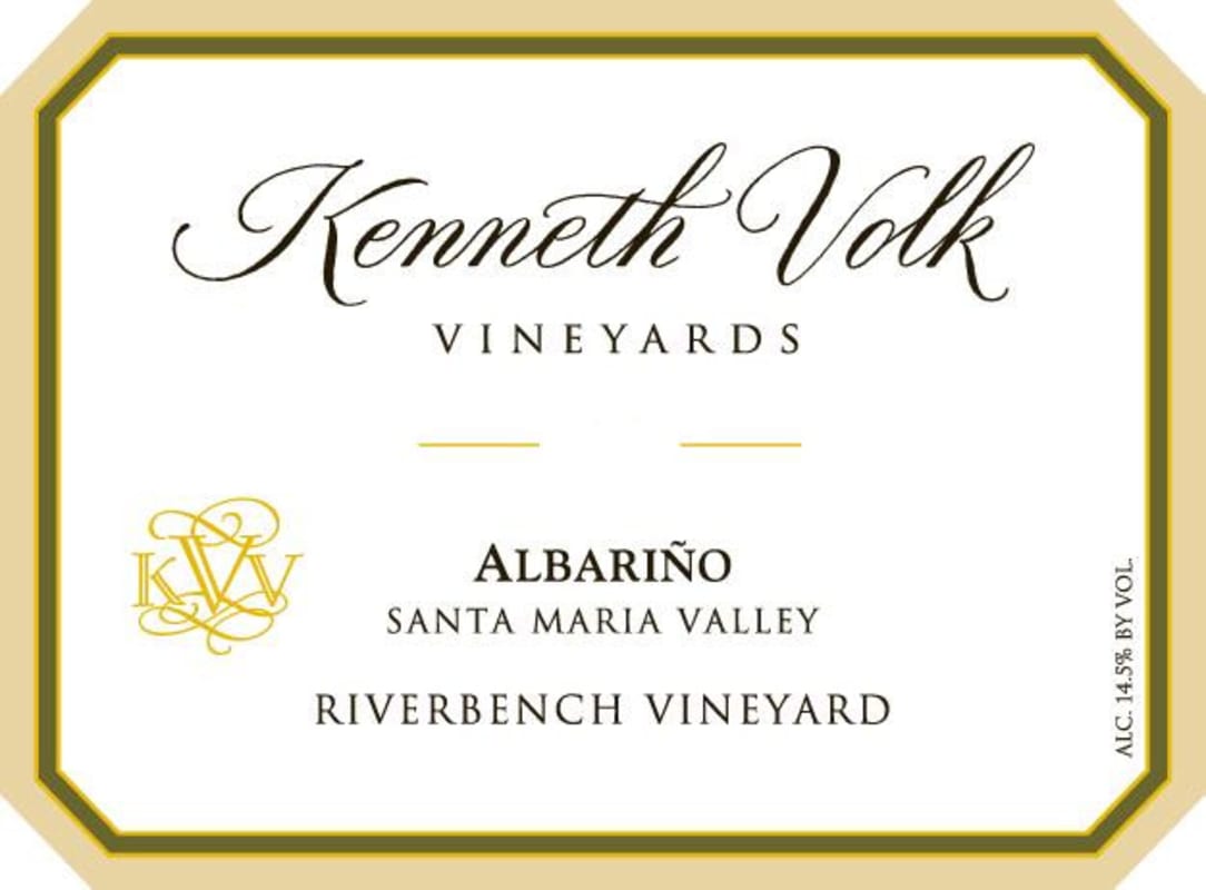 Kenneth Volk Riverbench Vineyard Albarino 2014 Front Label