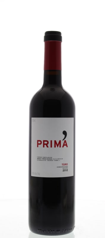 Bodegas y Vinedos Maurodos Prima 2012 Front Bottle Shot
