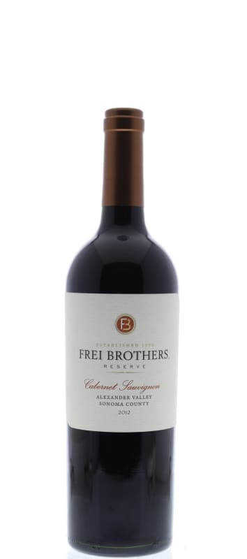 Frei Brothers Reserve Cabernet Sauvignon 2012 Front Bottle Shot