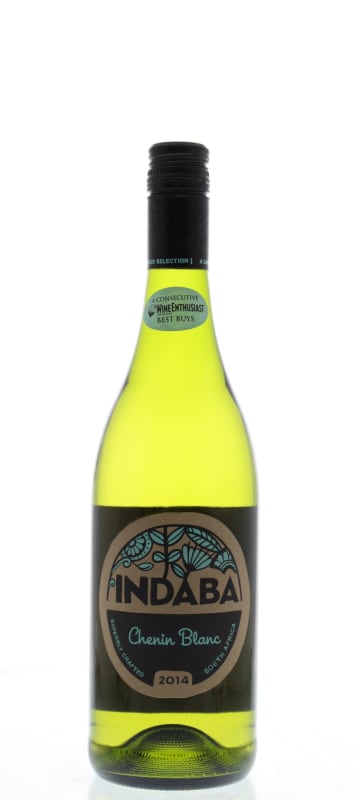 Indaba Chenin Blanc 2014 Front Bottle Shot
