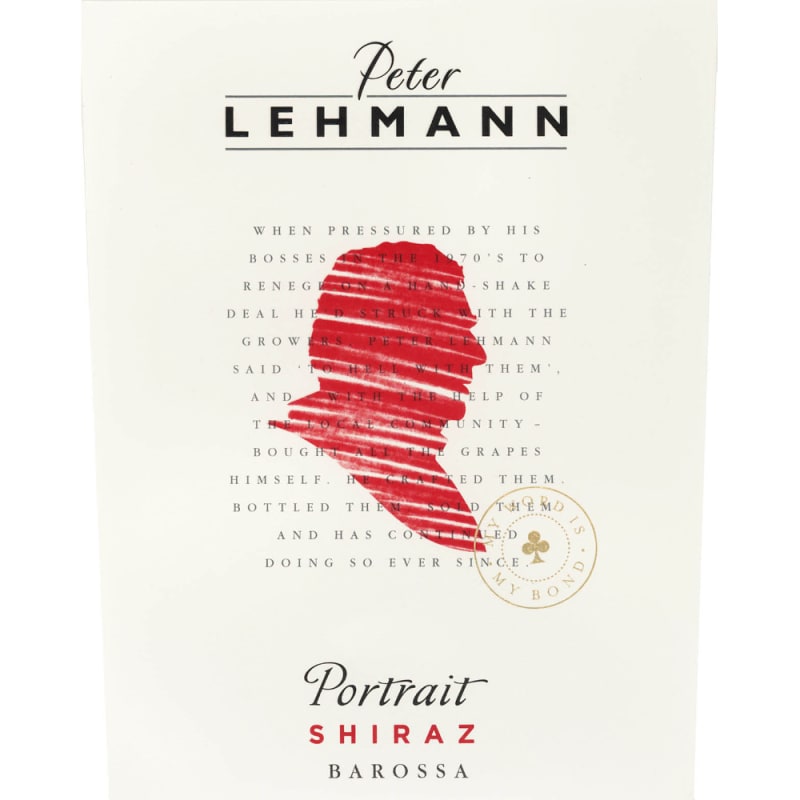 Peter Lehmann Portrait Shiraz 2013 Front Label