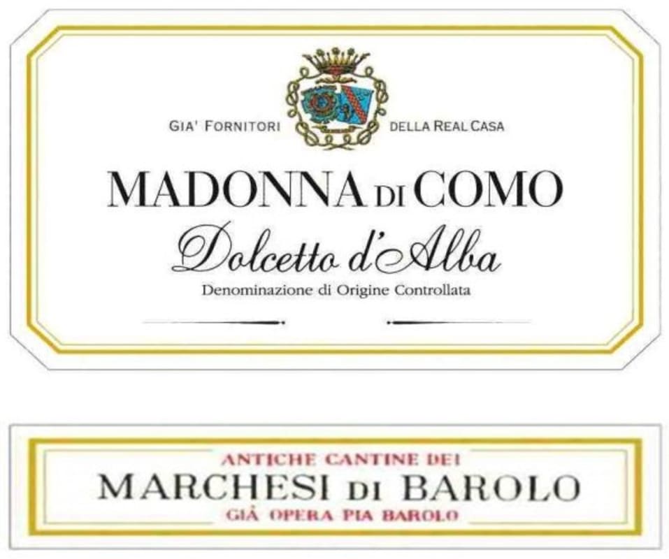 Marchesi di Barolo Dolcetto d'Alba Madonna di Como 2013 Front Label