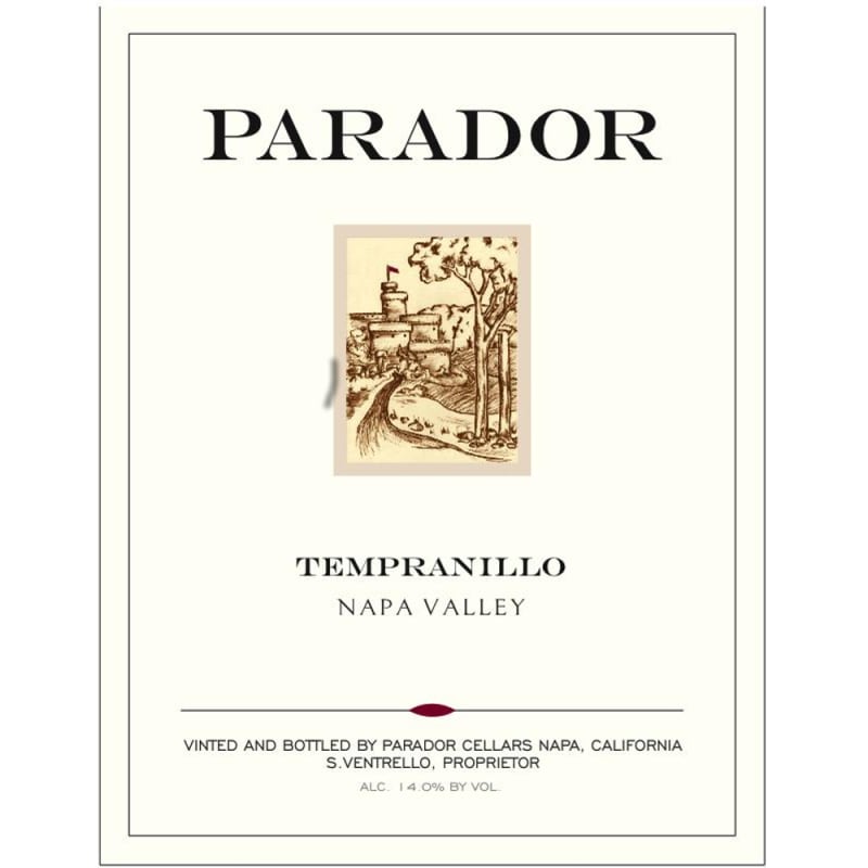 Parador Tempranillo 2010 Front Label