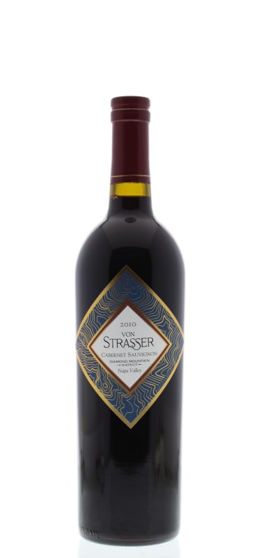 Von Strasser Diamond Mountain Cabernet Sauvignon 2010 Front Bottle Shot