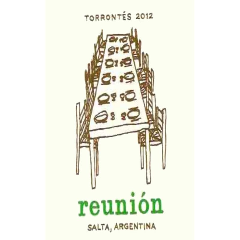 RJ Vinedos Reunion Torrentes 2012 Front Label