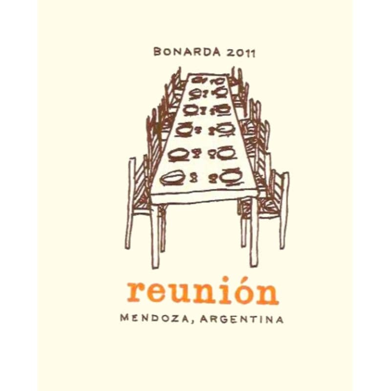 RJ Vinedos Reunion Bonarda 2011 Front Label