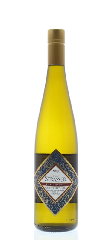 Von Strasser Diamond Mountain Gruner Veltliner 2013 Front Bottle Shot