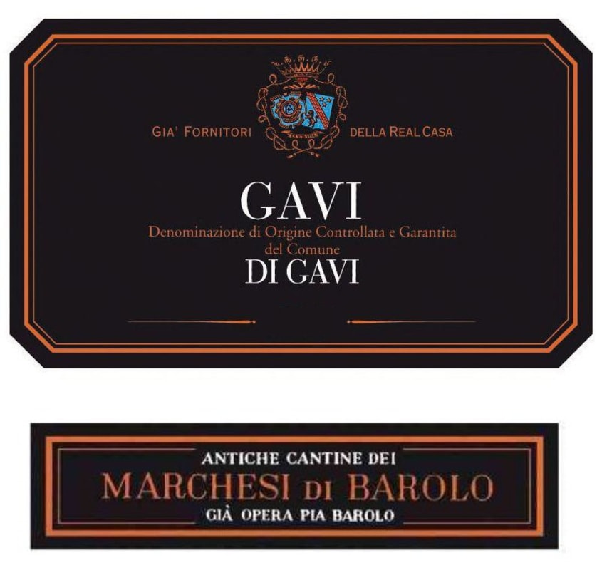 Marchesi di Barolo Gavi di Gavi 2013 Front Label