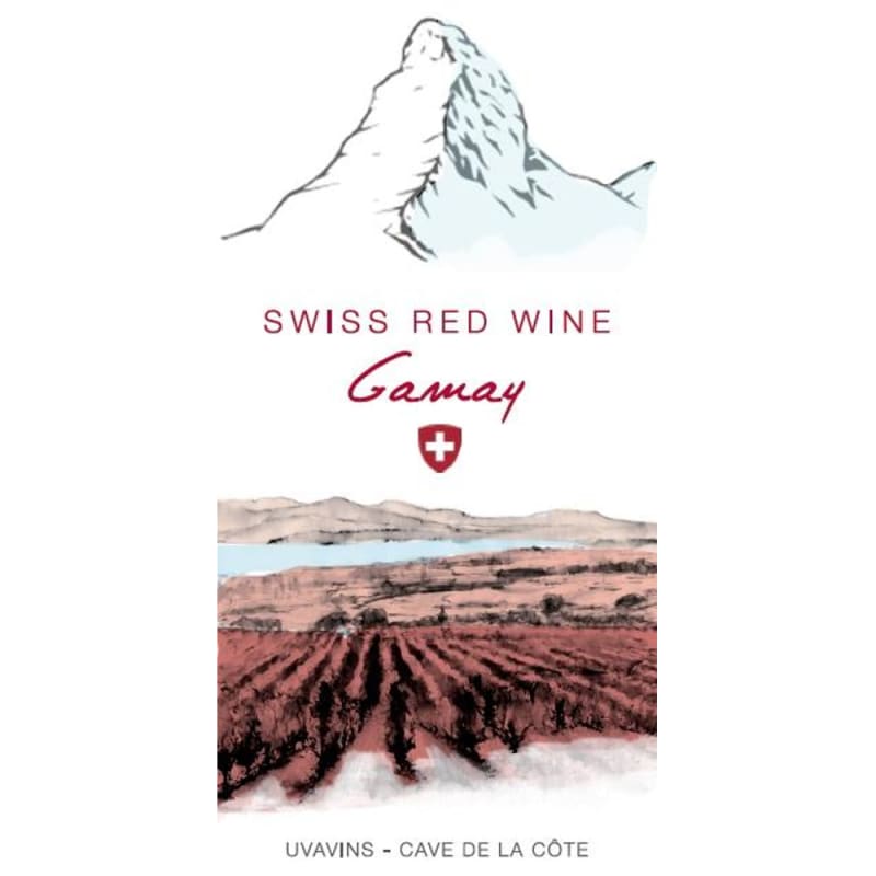 Cave de la Cote Gamay 2013 Front Label