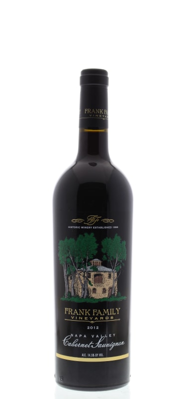 Frank Family Vineyards Cabernet Sauvignon 2012 Front Bottle Shot