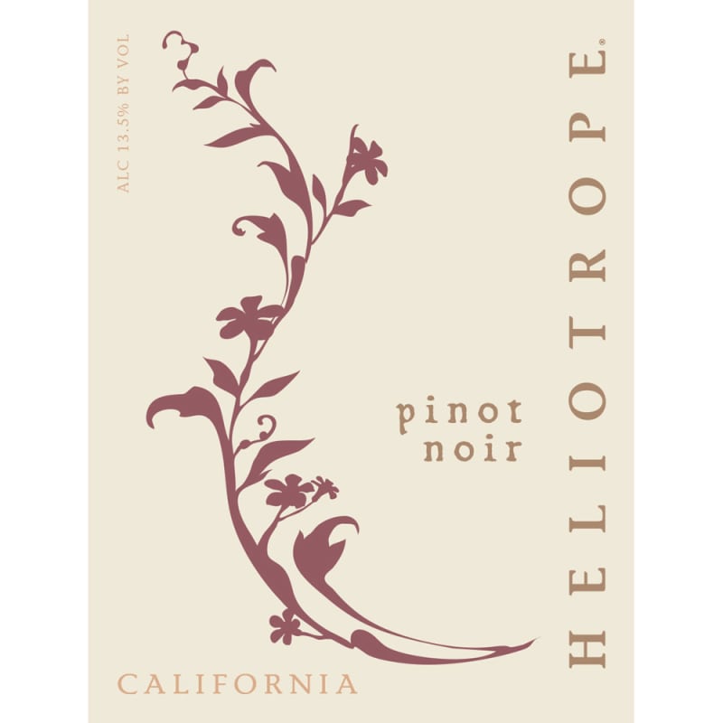 Heliotrope Pinot Noir 2010 Front Label