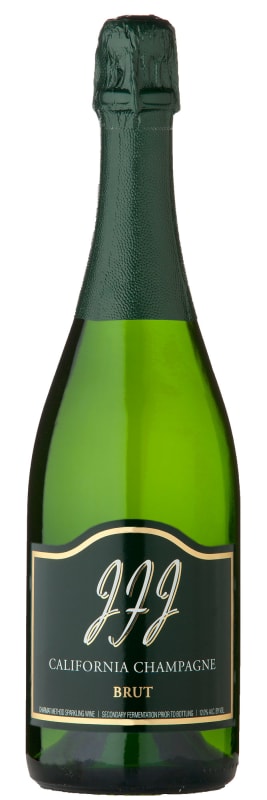 JFJ Winery Brut Front Bottle Shot