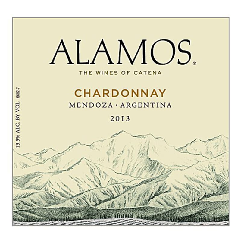 Alamos Chardonnay 2013 Front Label